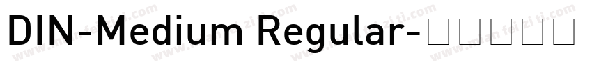 DIN-Medium Regular字体转换